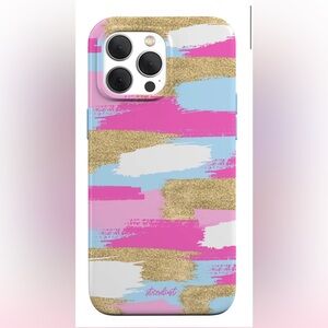 Stardust Painted MagSafe iPhone 14 Pro Case with matching MagSafe Phone Ring